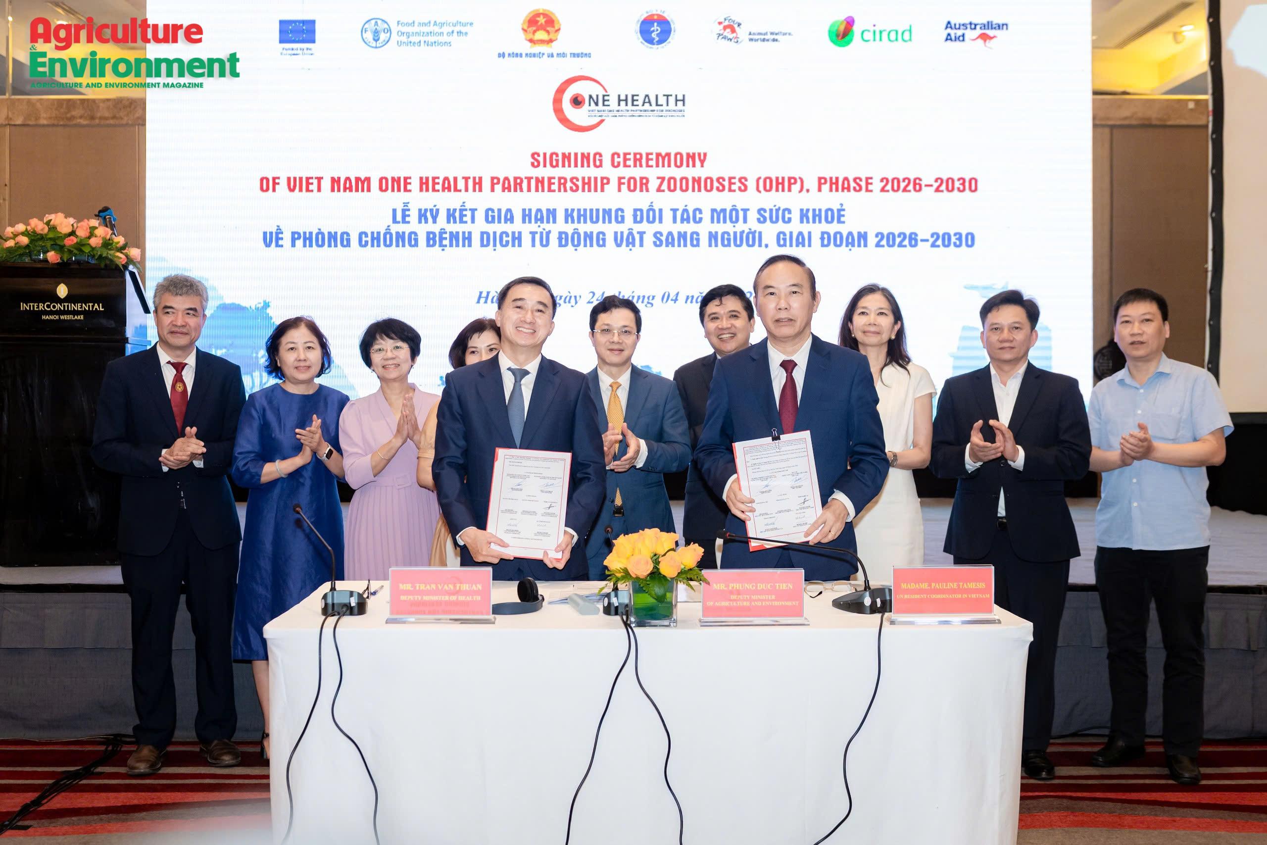 Viet Nam signs 2026–2030 One Health Partnership Framework with 57 partners
