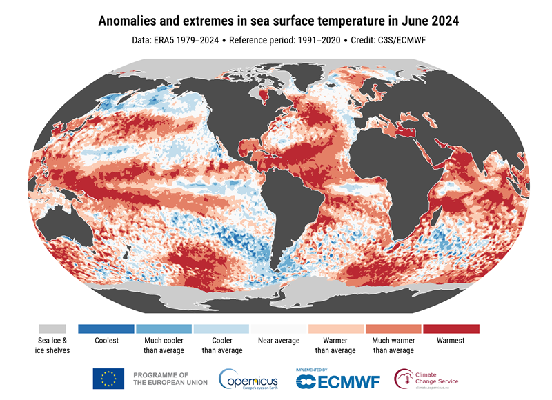 C3S: Unprecedented heat streak signals dire climate warnings for 2024