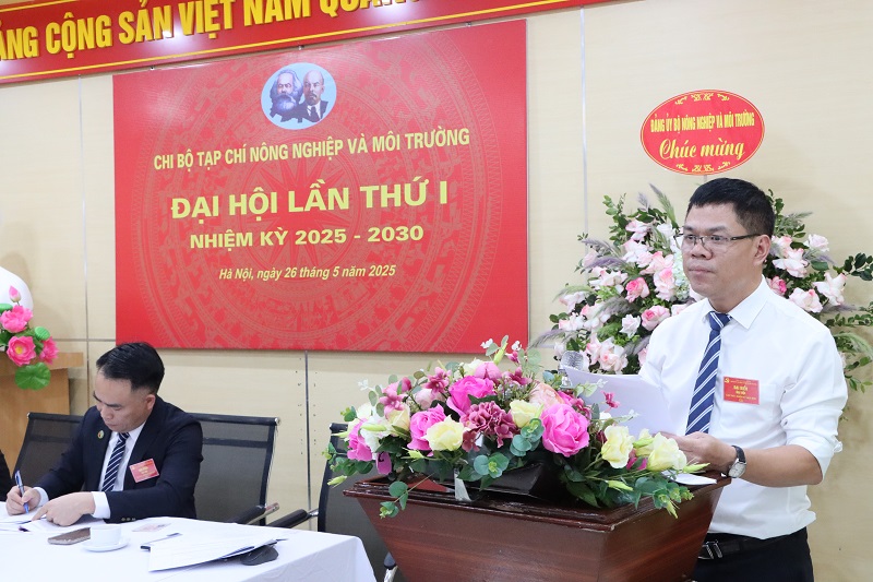 First Congress of the Party Cell of the Agriculture and Environment Magazine: Affirming its core political leadership role in the digital era