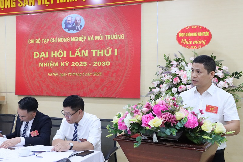 First Congress of the Party Cell of the Agriculture and Environment Magazine: Affirming its core political leadership role in the digital era