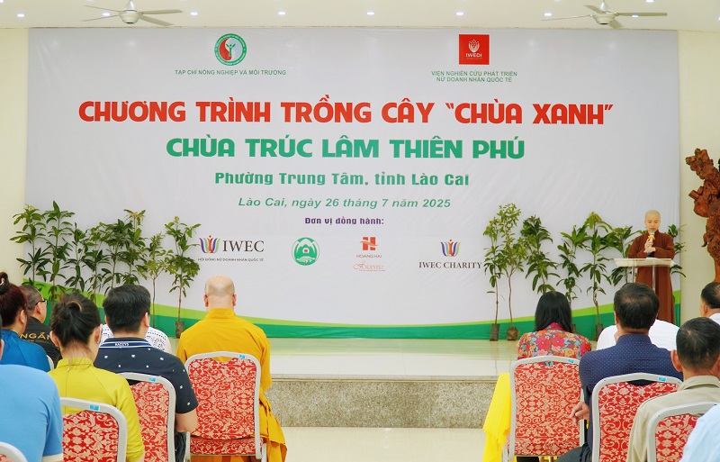 Agriculture and Environment Magazine launches “Green pagoda” program in Lao Cai