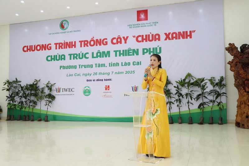 Agriculture and Environment Magazine launches “Green pagoda” program in Lao Cai