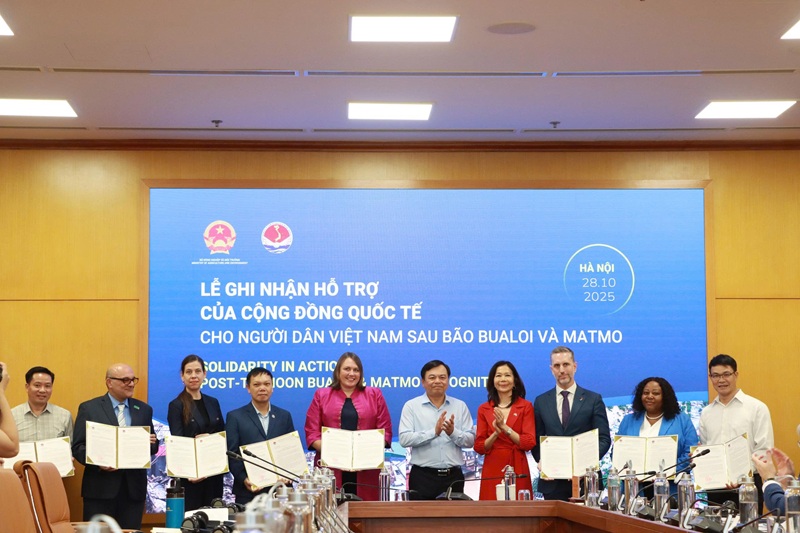 USD 9.7 million in international aid to be delivered to Vietnamese people in November