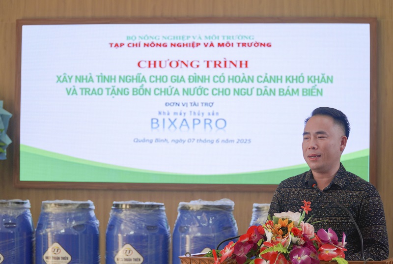 From roofs to water tanks: Spreading love to disadvantaged coastal communities in Quang Binh