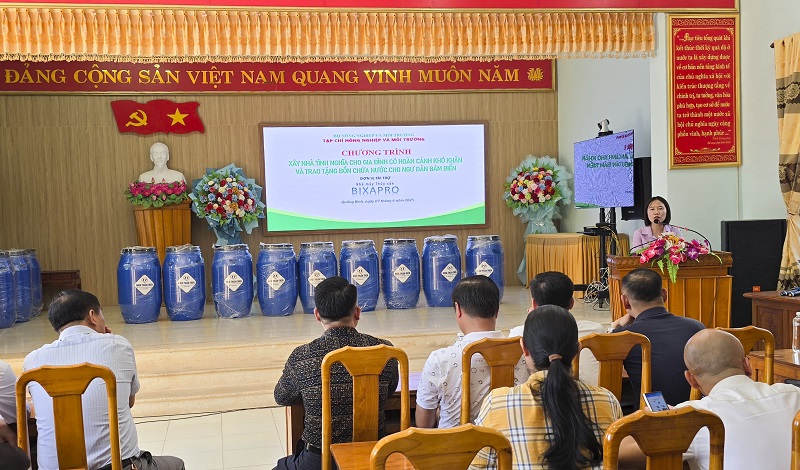 From roofs to water tanks: Spreading love to disadvantaged coastal communities in Quang Binh