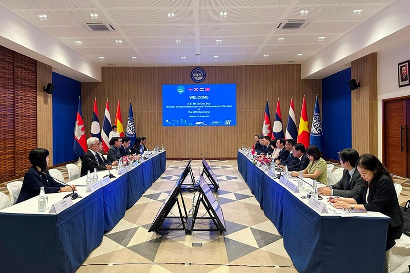 Comprehensive cooperation with the MRC for the sustainable future of the Mekong Basin