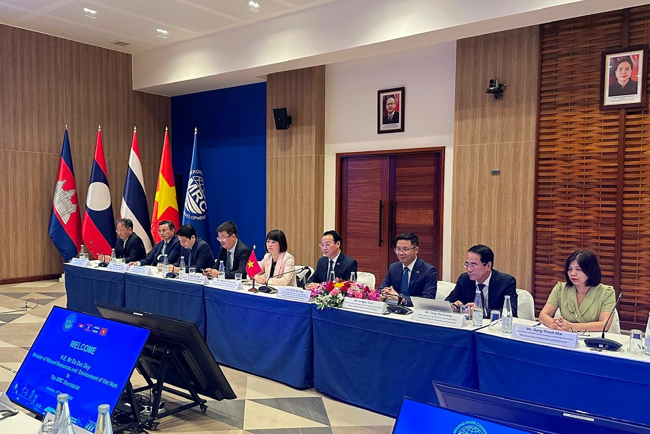 Comprehensive cooperation with the MRC for the sustainable future of the Mekong Basin