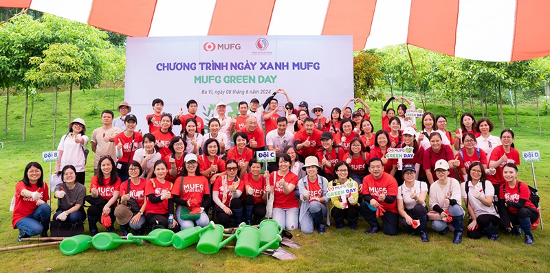 MUFG Green Day: Planting trees and promoting biodiversity in Ba Vi