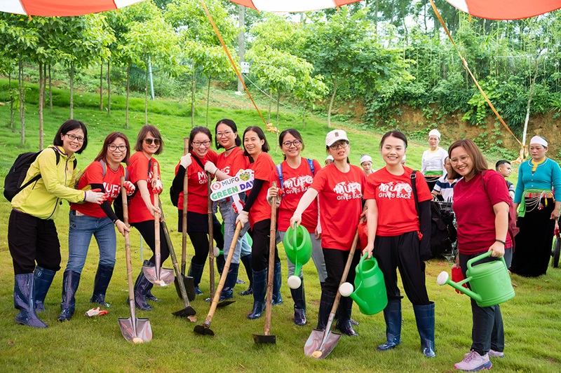 MUFG Green Day: Planting trees and promoting biodiversity in Ba Vi