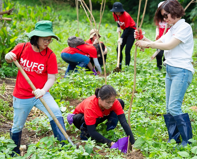 MUFG Green Day: Planting trees and promoting biodiversity in Ba Vi