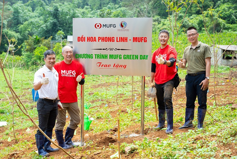 MUFG Green Day: Planting trees and promoting biodiversity in Ba Vi