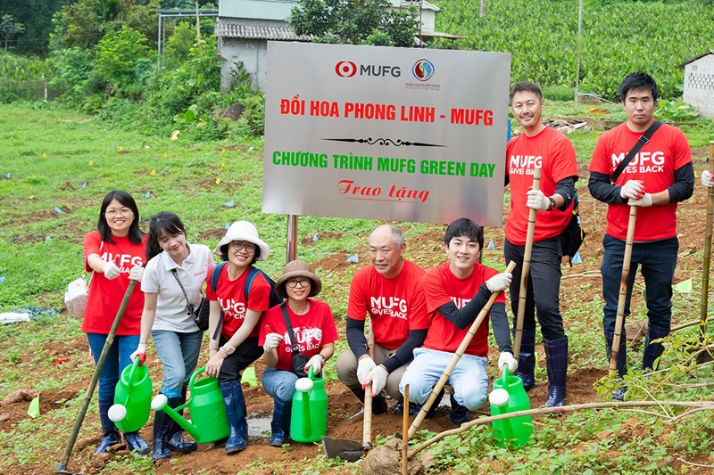 MUFG Green Day: Planting trees and promoting biodiversity in Ba Vi