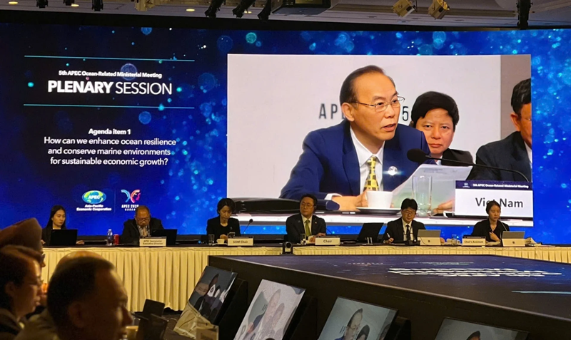 Vietnam proposes 7 marine conservation measures at APEC ocean ministerial meeting