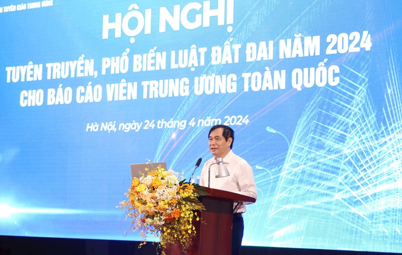 Popularization of the 2024 Land Law for central-level disseminators nationwide