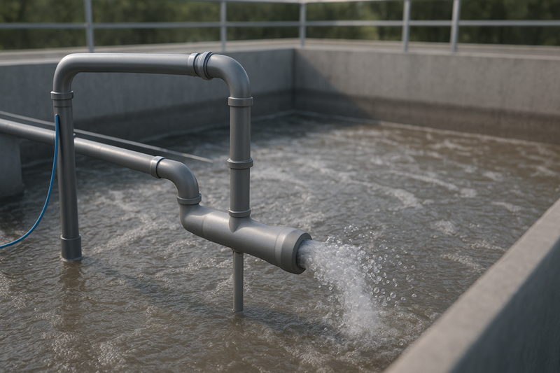Aeration by venturi tube: A new approach for domestic wastewater treatment