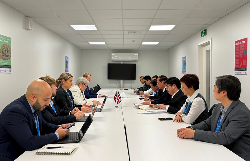 Vietnam - United Kingdom: Strengthening bilateral cooperation on climate change response