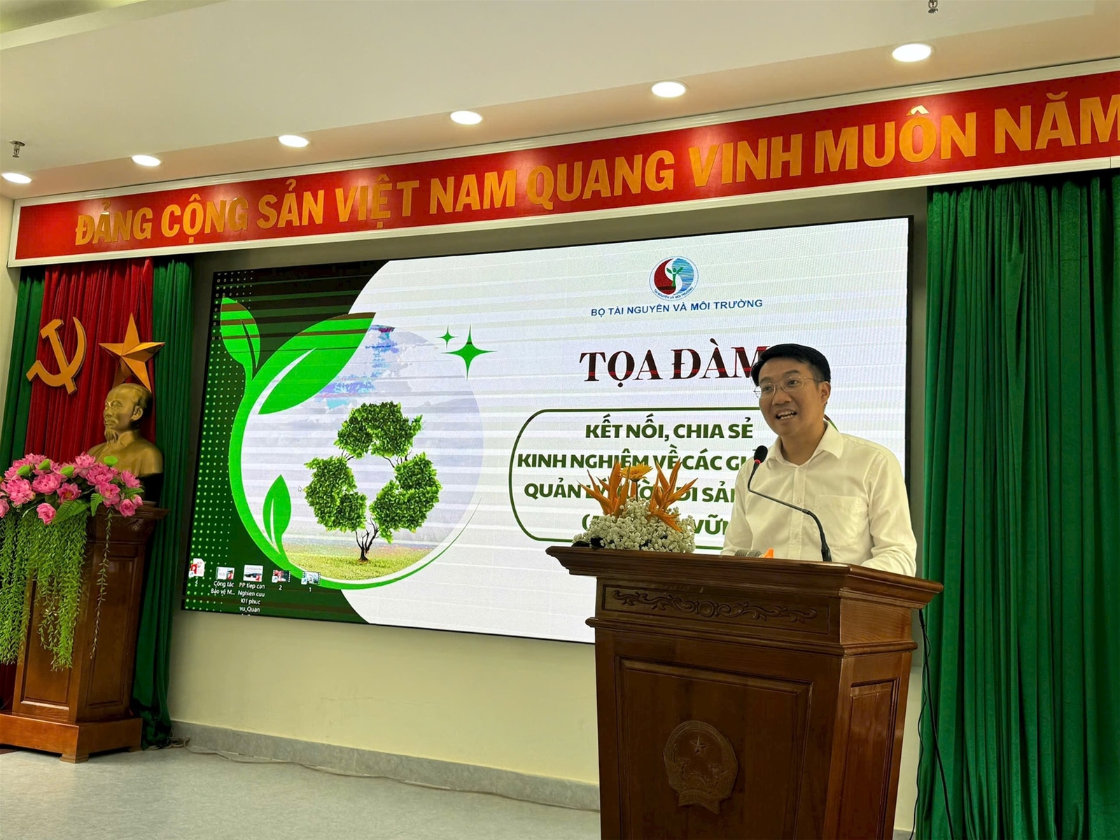 Sharing experiences on models and solutions for sustainable management of ASEAN Heritage Parks