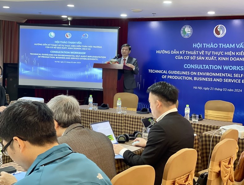 Consultation workshop on technical guidelines on environmental self-audit implementation of production, business and service establishments
