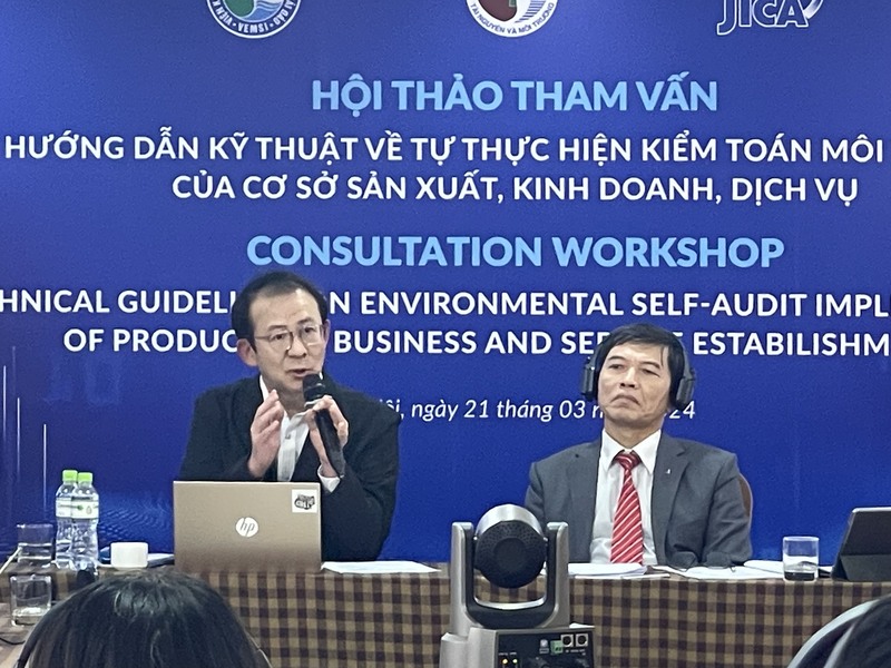 Consultation workshop on technical guidelines on environmental self-audit implementation of production, business and service establishments