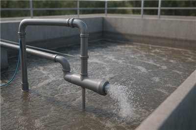 Aeration by venturi tube: A new approach for domestic wastewater treatment