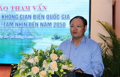 Deputy minister Le Minh Ngan: The draft national marine spatial planning must achieve high consensus throughout society