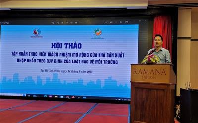 The ministry of natural resources and environment continues training on extended producer responsibility