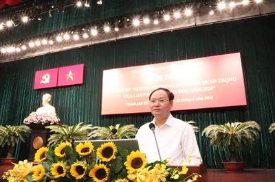 The Ministry of Natural Resources and Environment disseminates key updates to the 2024 Land Law in Ho Chi Minh City