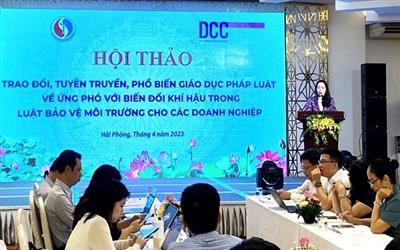 Workshop on disseminating climate change regulations to businesses within enviromental protection law